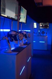 VR Headsets on display at The Realm VR