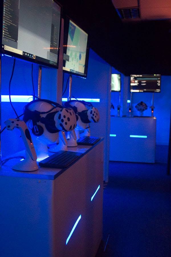 VR Headsets on display at The Realm VR